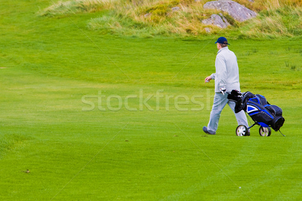 Golfer walking Stock photo © broker
