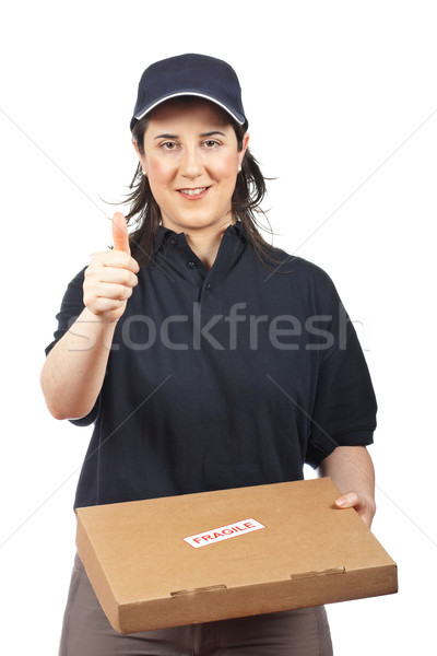 Delivering a package fragile Stock photo © broker