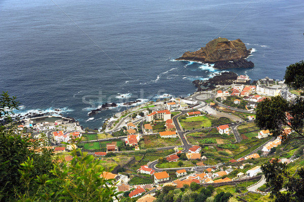 észak Madeira sziget Portugália víz tájkép Stock fotó © brozova