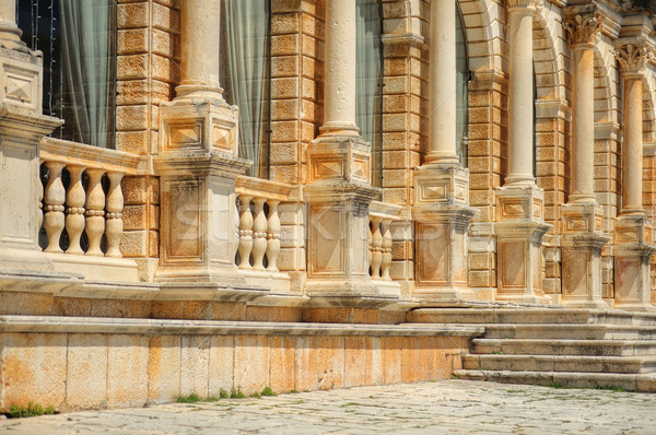 Hektorovic Palace on main square of Hvar, Croatia Stock photo © brozova