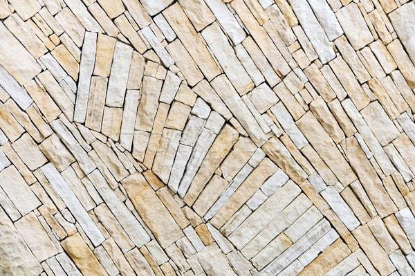 Wall made from sandstone bricks Stock photo © brozova