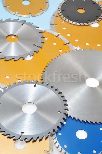 Collection of circular saw blades  Stock photo © brozova