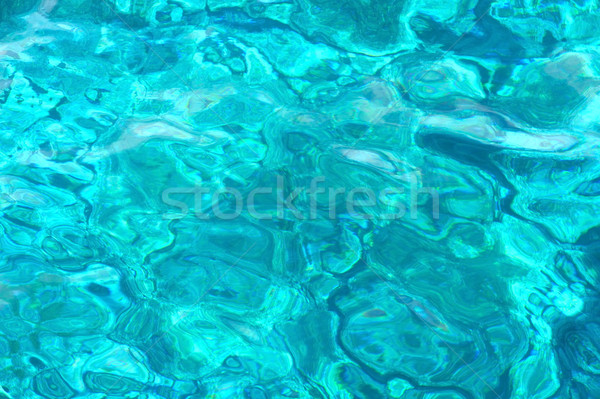 Detail Wasseroberfläche abstrakten Wasser Ozean blau Stock foto © brozova