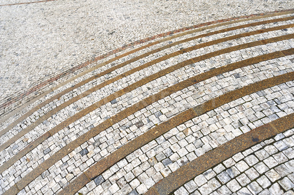 Old curved stone steps  Stock photo © brozova