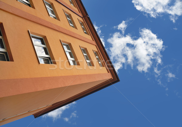 Block of flats - apartment building Stock photo © brozova