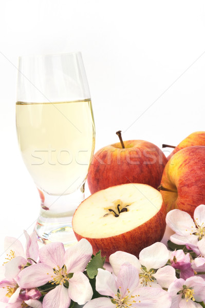 Foto stock: Sidra · manzana · flor · frutas · árboles · belleza