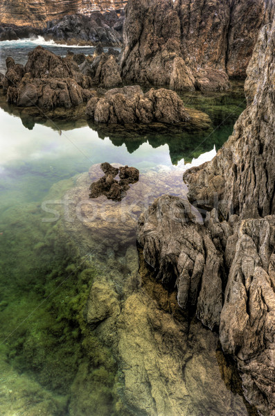 Stock photo: Porto Moniz natural pools, Madeira island,  Portugal