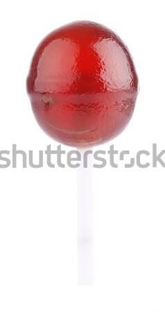 Lollipop Cola saveur isolé blanche alimentaire Photo stock © brulove