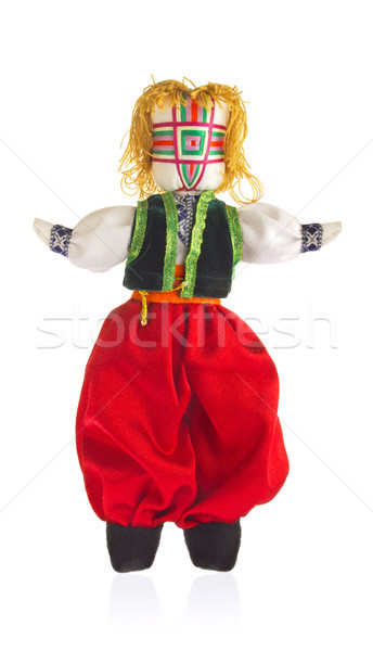 Handmade doll(motanka) in Ukrainian national costume. Stock photo © brulove