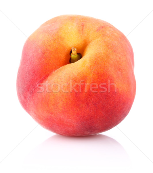桃 孤立した 白 食品 フルーツ ストックフォト © brulove