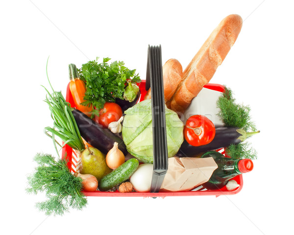 basket with products Stock photo © brulove