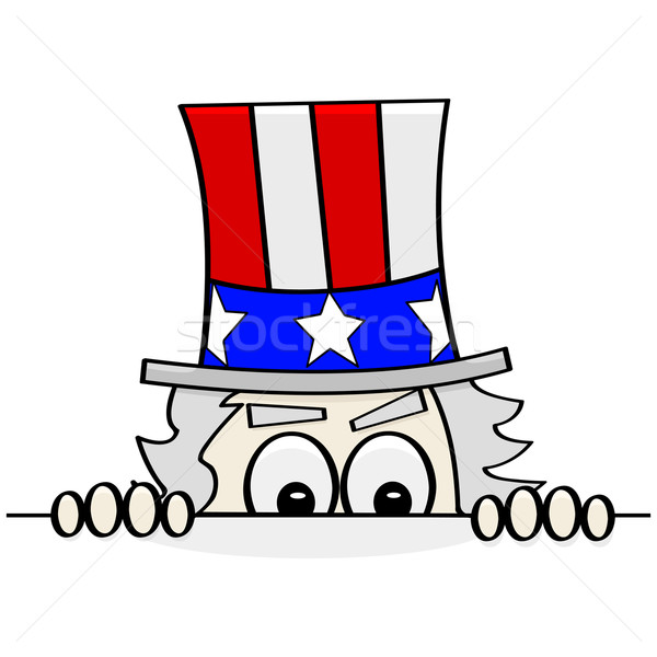 Sneaky Uncle Sam Stock photo © bruno1998