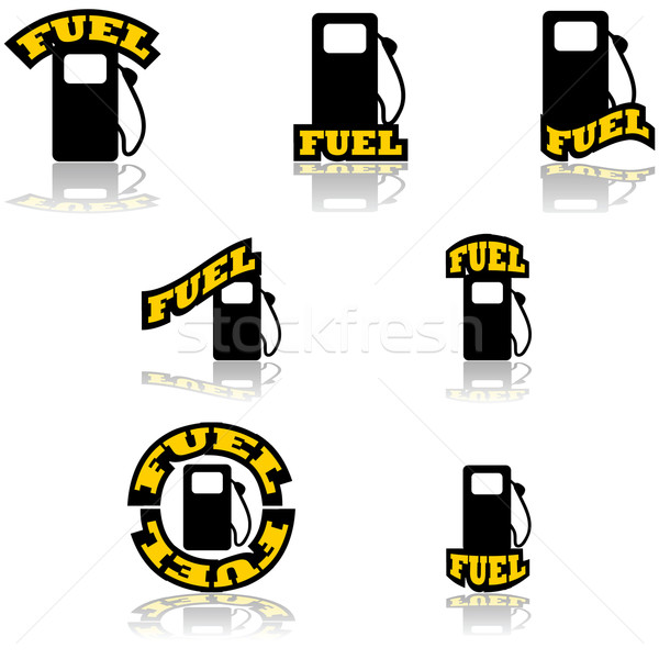 Stock photo: Fuel icons