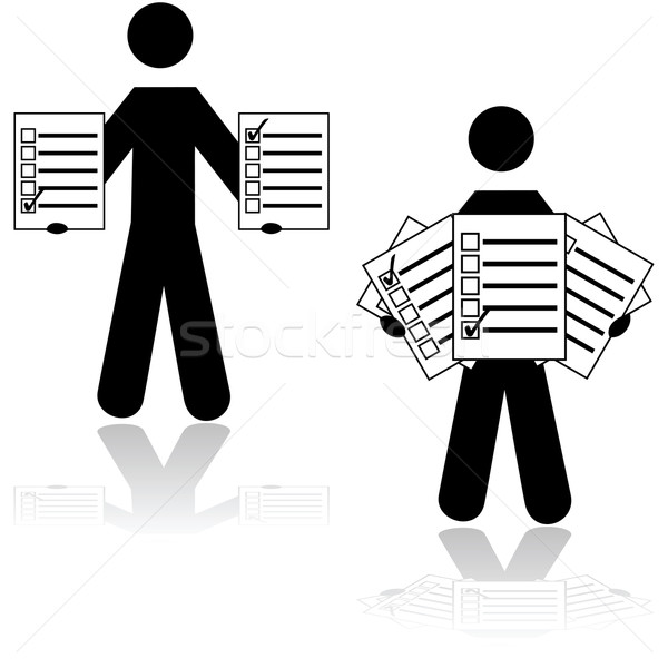 Survey man Stock photo © bruno1998