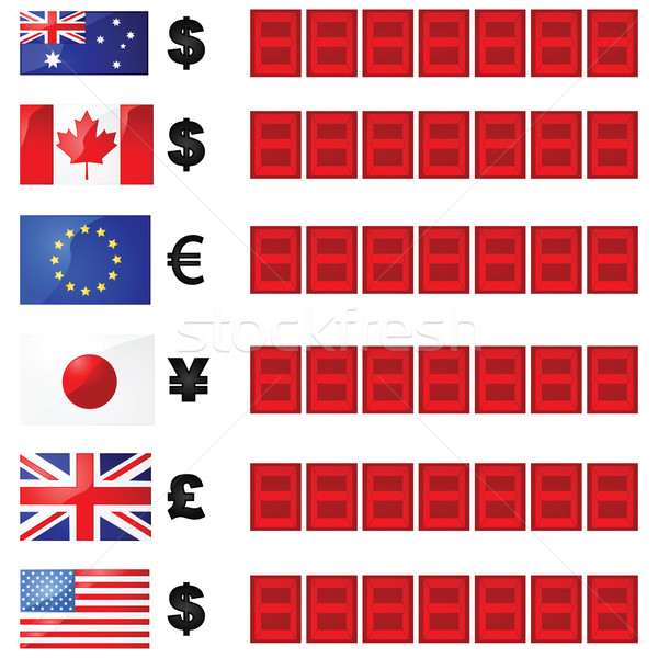 Currency rates board Stock photo © bruno1998
