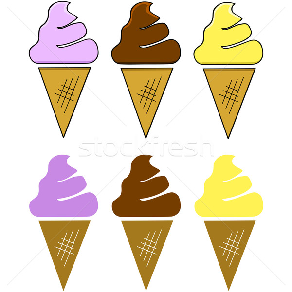 Ice cream cones Stock photo © bruno1998