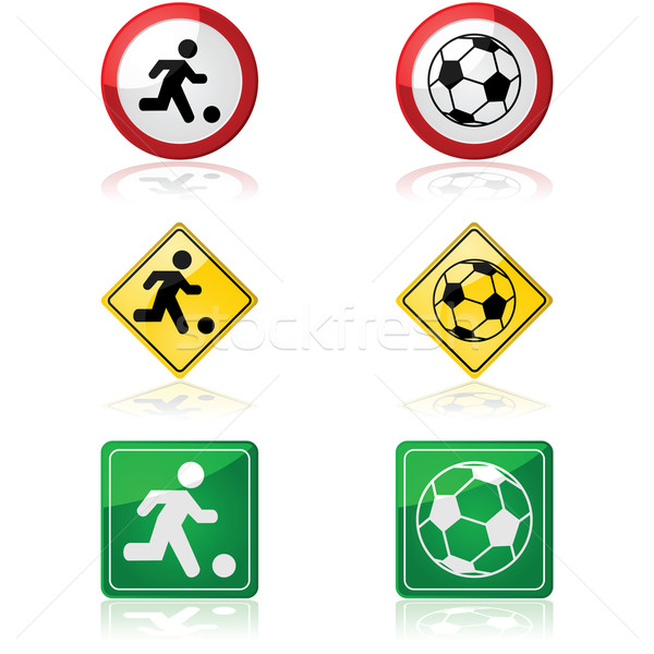 Soccer signs Stock photo © bruno1998