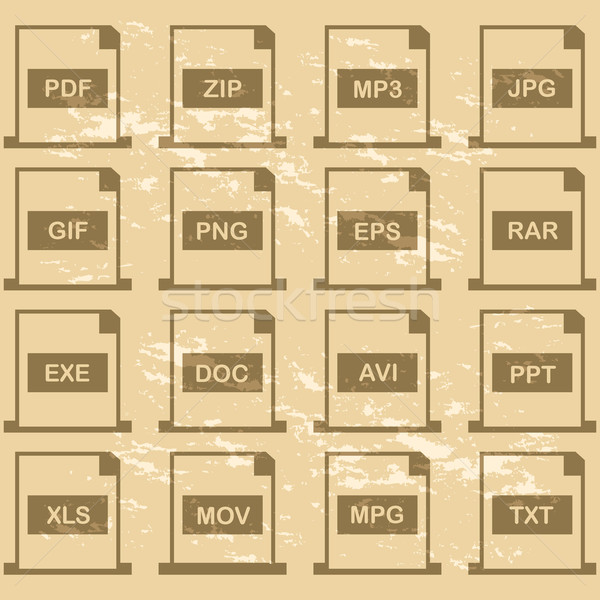 File extensions Stock photo © bruno1998