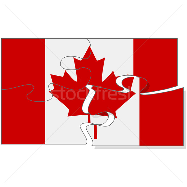 Canadian puzzle Stock photo © bruno1998