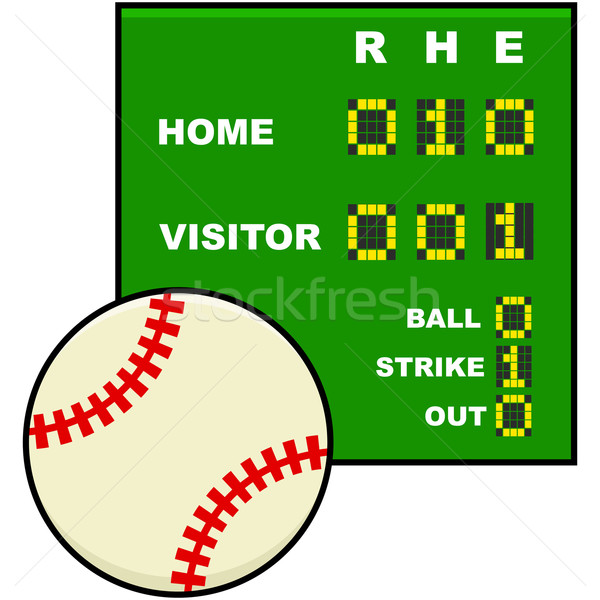 Baseball scoreboard Stock photo © bruno1998