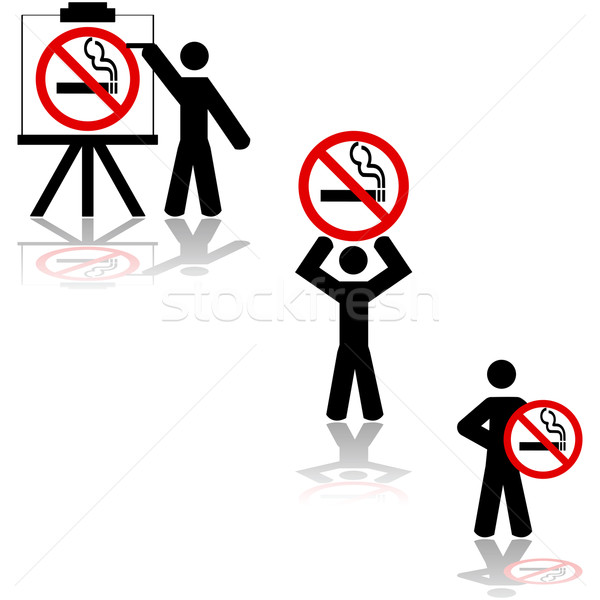 No smoking signs Stock photo © bruno1998