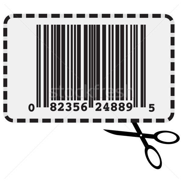 Preuve acheter illustration Barcode pointillé [[stock_photo]] © bruno1998
