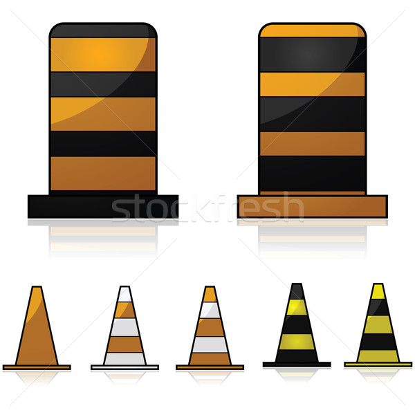 Traffic cones Stock photo © bruno1998