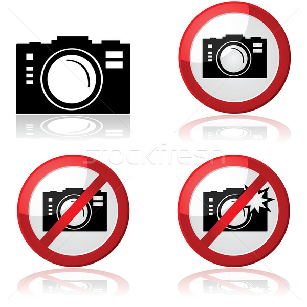 Camera signs Stock photo © bruno1998