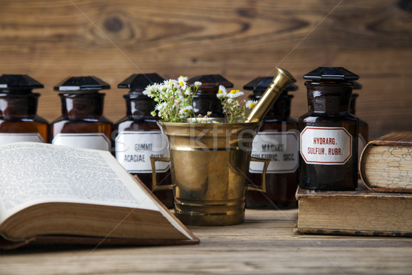 The ancient natural medicine, herbs and medicines Stock photo © BrunoWeltmann