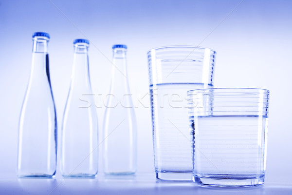 Zuiver zoetwater beker sport natuur glas Stockfoto © BrunoWeltmann