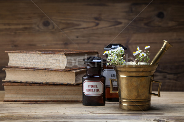 The ancient natural medicine, herbs and medicines Stock photo © BrunoWeltmann