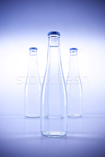 Water flessen sport natuur glas drinken Stockfoto © BrunoWeltmann