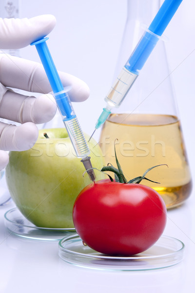 Genetisch onderzoek vruchten natuur vruchten geneeskunde Stockfoto © BrunoWeltmann