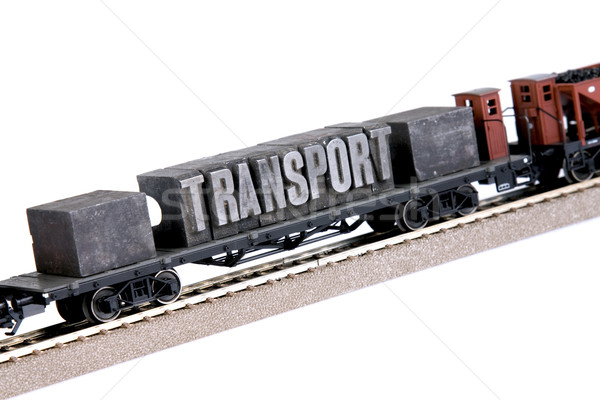 Stock photo: Train models, transport concept