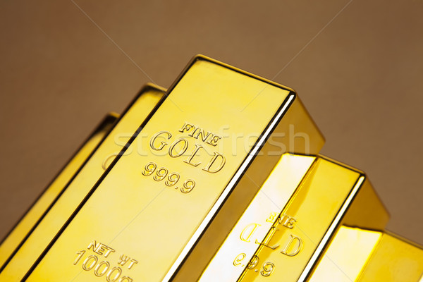 Gold Bars Foto Business Stock foto © BrunoWeltmann