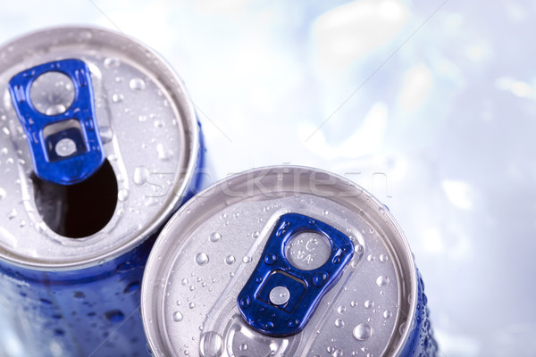 Energy drink in ice! Top view  Stock photo © BrunoWeltmann