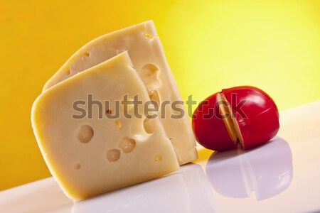 Cheese and wine composition Stock photo © BrunoWeltmann