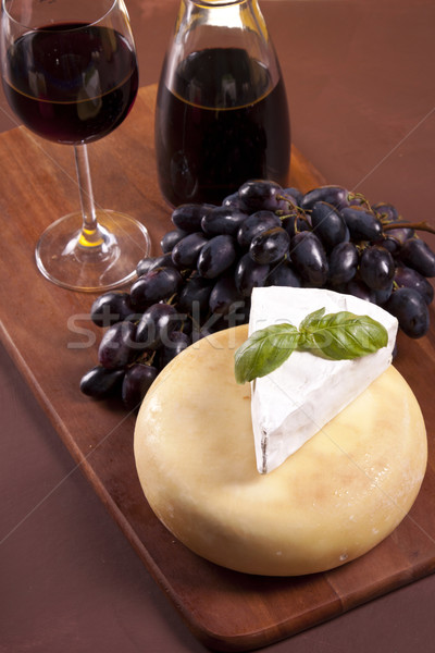 Cheese and wine composition Stock photo © BrunoWeltmann