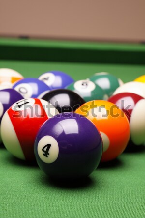 Stockfoto: Zwembad · spel · sport · achtergrond · tabel · groene