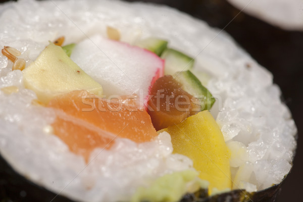 Delicioso frescos sushi variación sabroso alimentos Foto stock © BrunoWeltmann