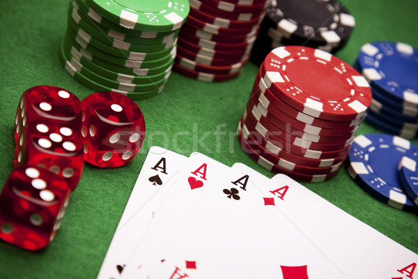 Stockfoto: Casino · geld · ontwerp · ruimte · groene · succes