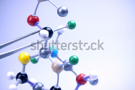 Molecular model Stock photo © BrunoWeltmann