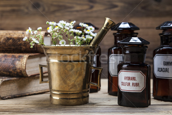 The ancient natural medicine, herbs and medicines Stock photo © BrunoWeltmann