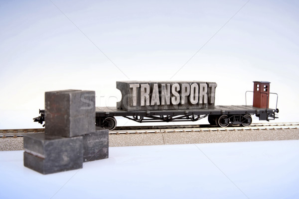 Stockfoto: Trein · modellen · vervoer · wereld · ruimte · groep