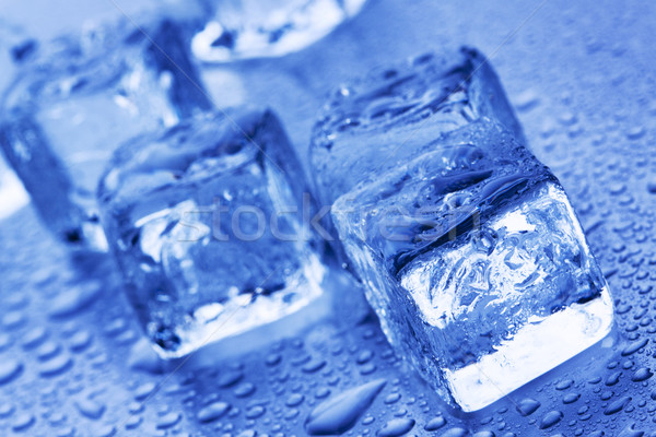 Blauw ijs baksteen schone cool Stockfoto © BrunoWeltmann