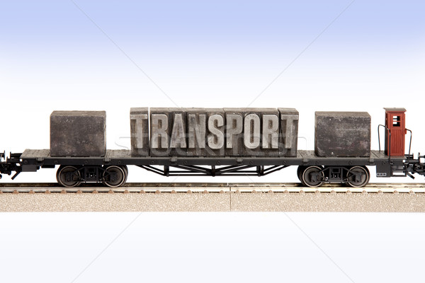 Zug Modelle Transport Welt Raum Gruppe Stock foto © BrunoWeltmann