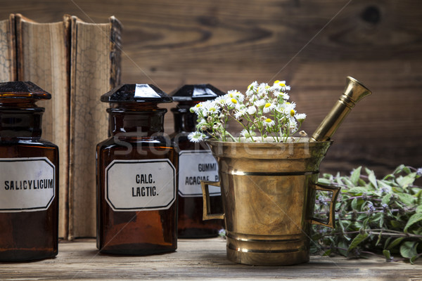 The ancient natural medicine, herbs and medicines Stock photo © BrunoWeltmann