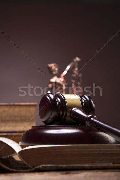 Mallet of justice! Stock photo © BrunoWeltmann
