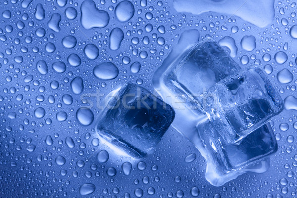 Blauw ijs baksteen schone cool Stockfoto © BrunoWeltmann