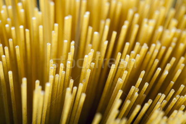 сырой спагетти пасты деревянный стол древесины Сток-фото © BrunoWeltmann